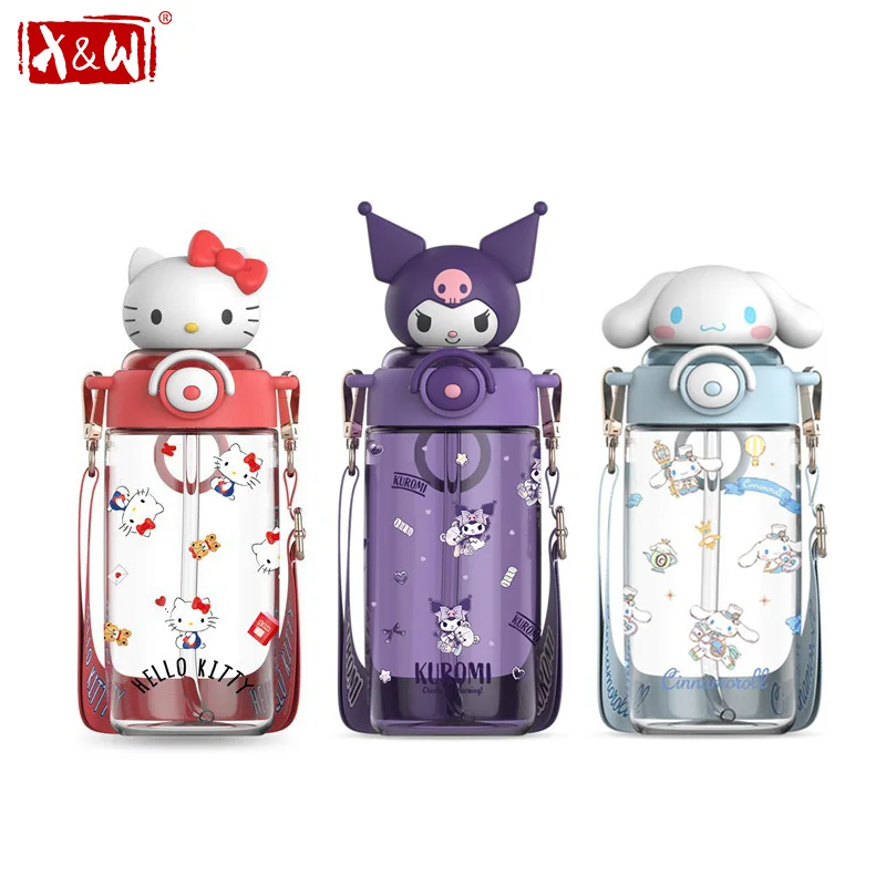 Xin Sports Equipment - X&W 카와이 산리오 인형 빨대컵 650ml