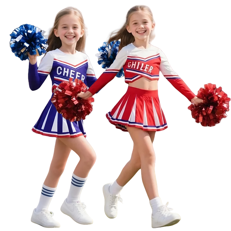 Cheerleading Pom Pom - 여자 치어리더 의상 농구 게임 스포츠