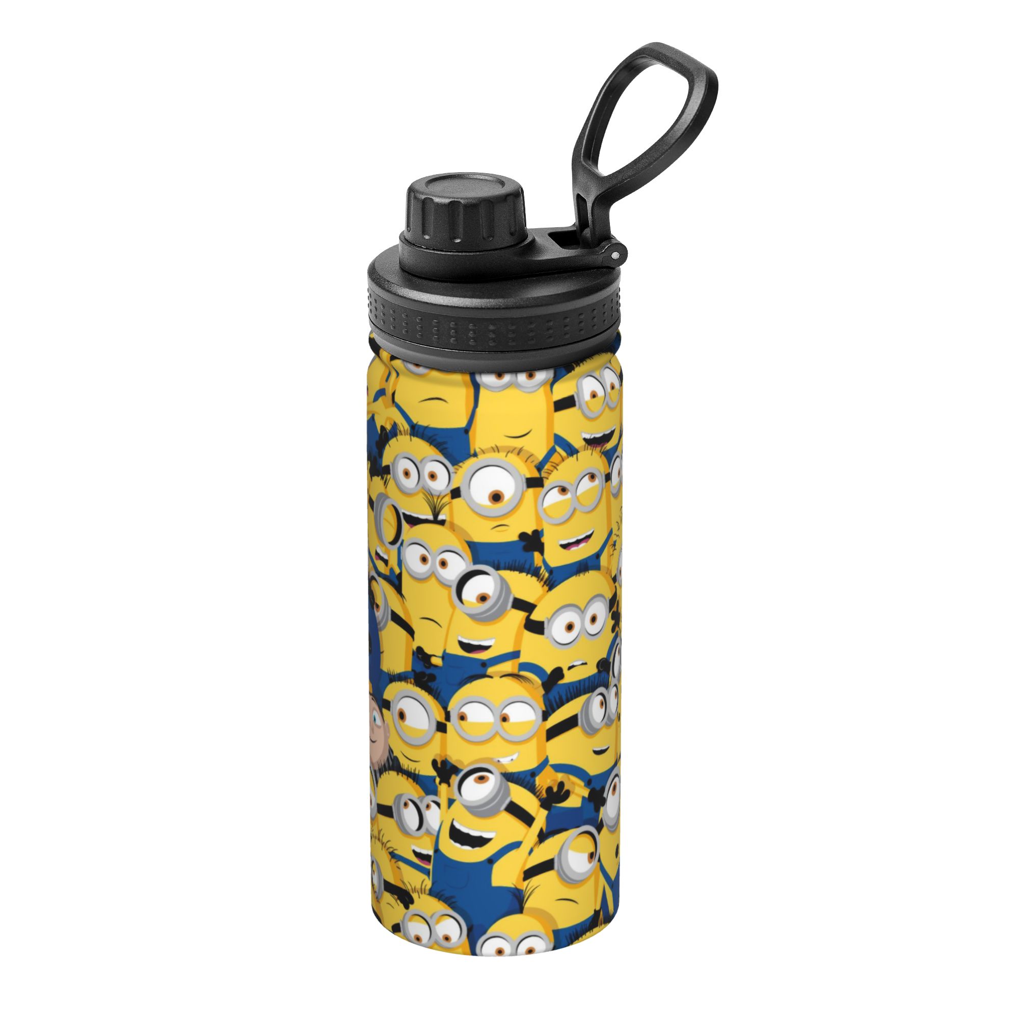 Sports Water Bottle Insulated - 만화 미니언즈 18온스 스포츠 보온병 바나나