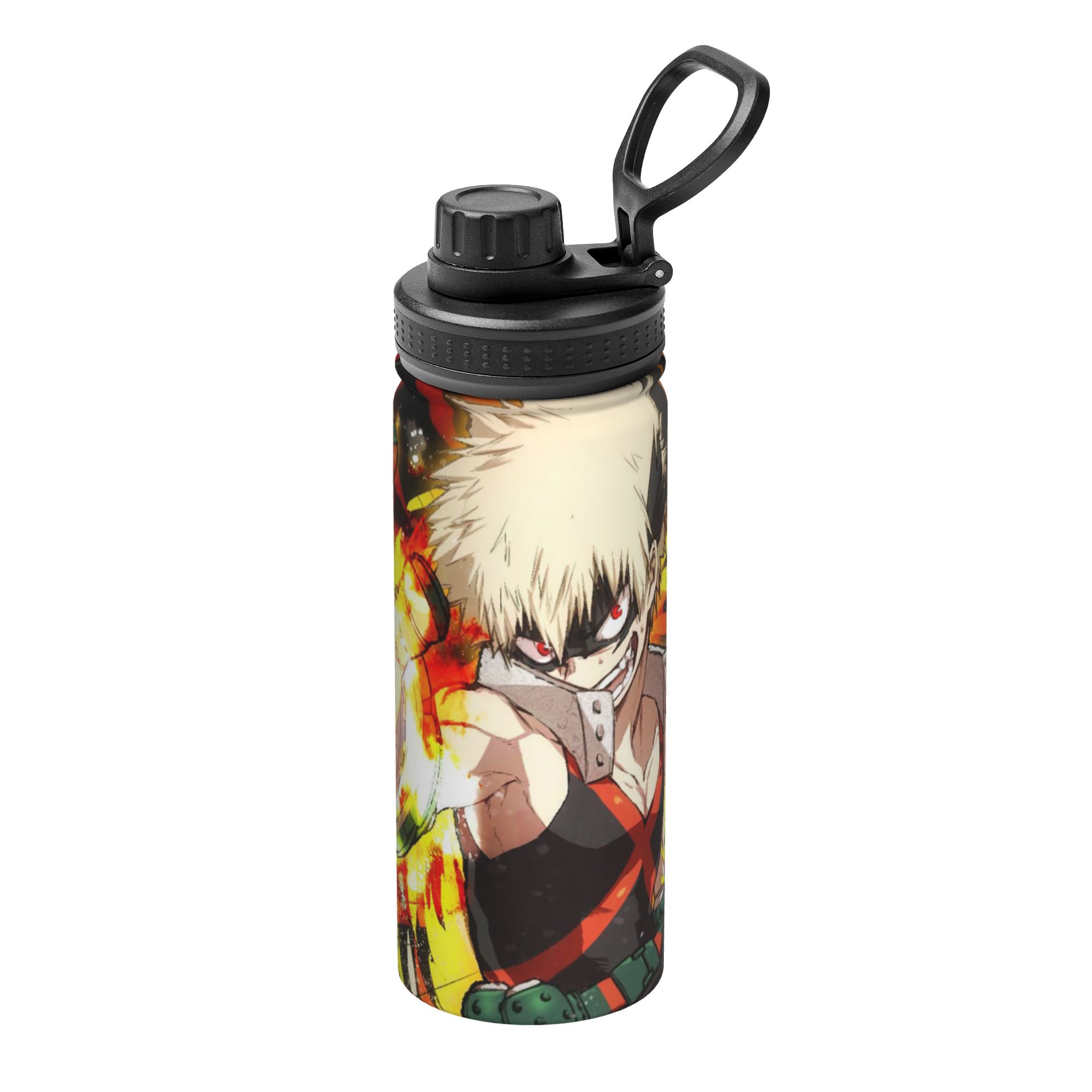 Sports Water Bottle Insulated - 나의 히어로 아카데미아 애니메이션 18온스 스포츠
