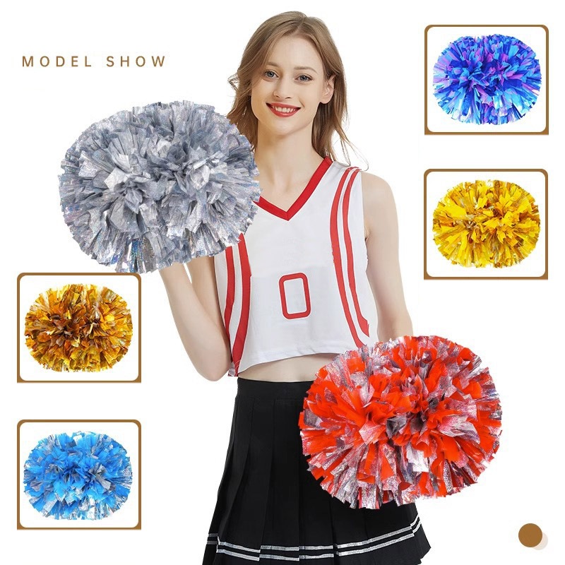치어리더 폼 폼 게임 클럽 대회 응원 공, 꽃 스포츠  - Cheerleading Pom Pom 리뷰 및 가격