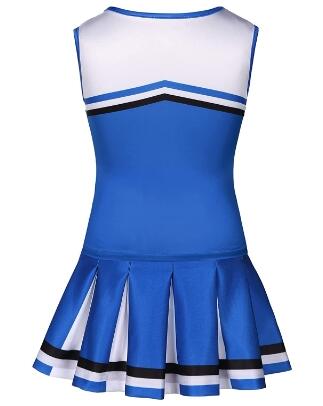 파란색 귀여운 치어 리더 복장 소녀 드레스 Poms P - Cheerleading Pom Pom 리뷰 및 가격