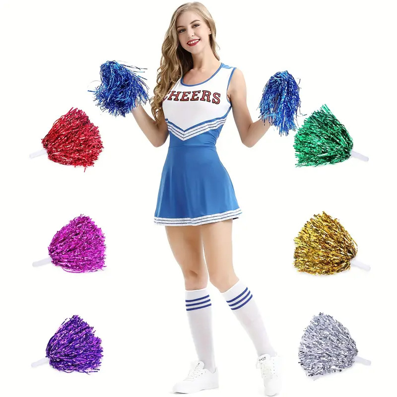 폼폼폼 걸 치어리더 폼폼 치어리더 도구 즐거운 폼폼 치 - Cheerleading Pom Pom 리뷰 및 가격