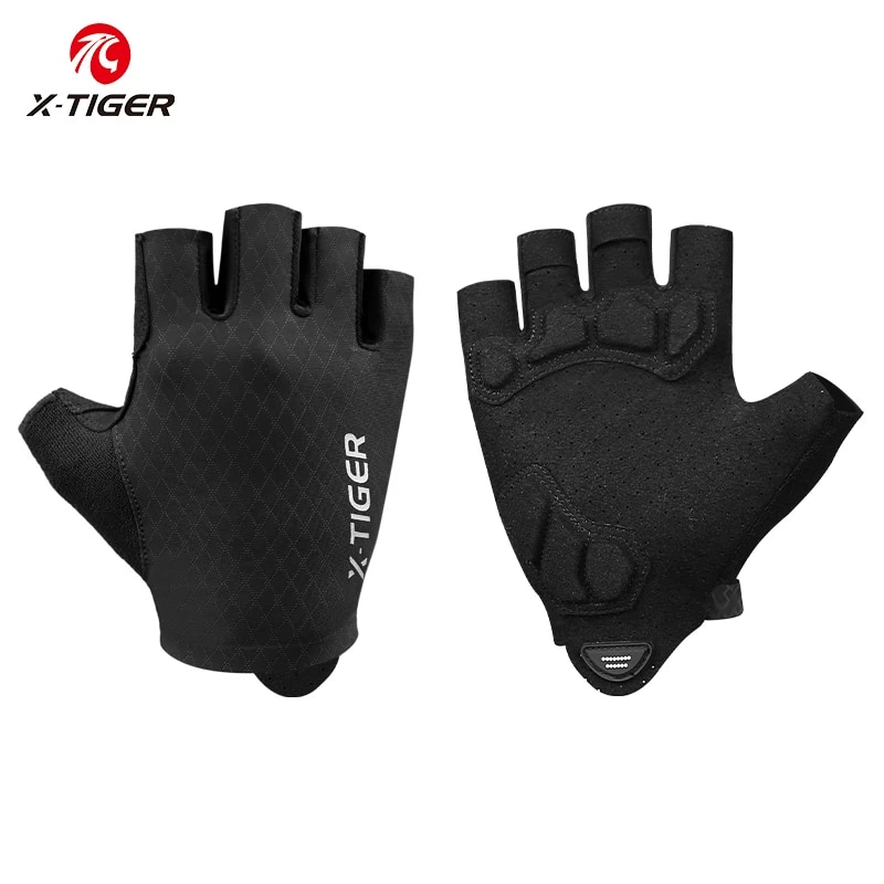 X-TIGER 사이클링 장갑 반 손가락 충격 방지 마모 - Xin Sports Equipment 리뷰 및 가격