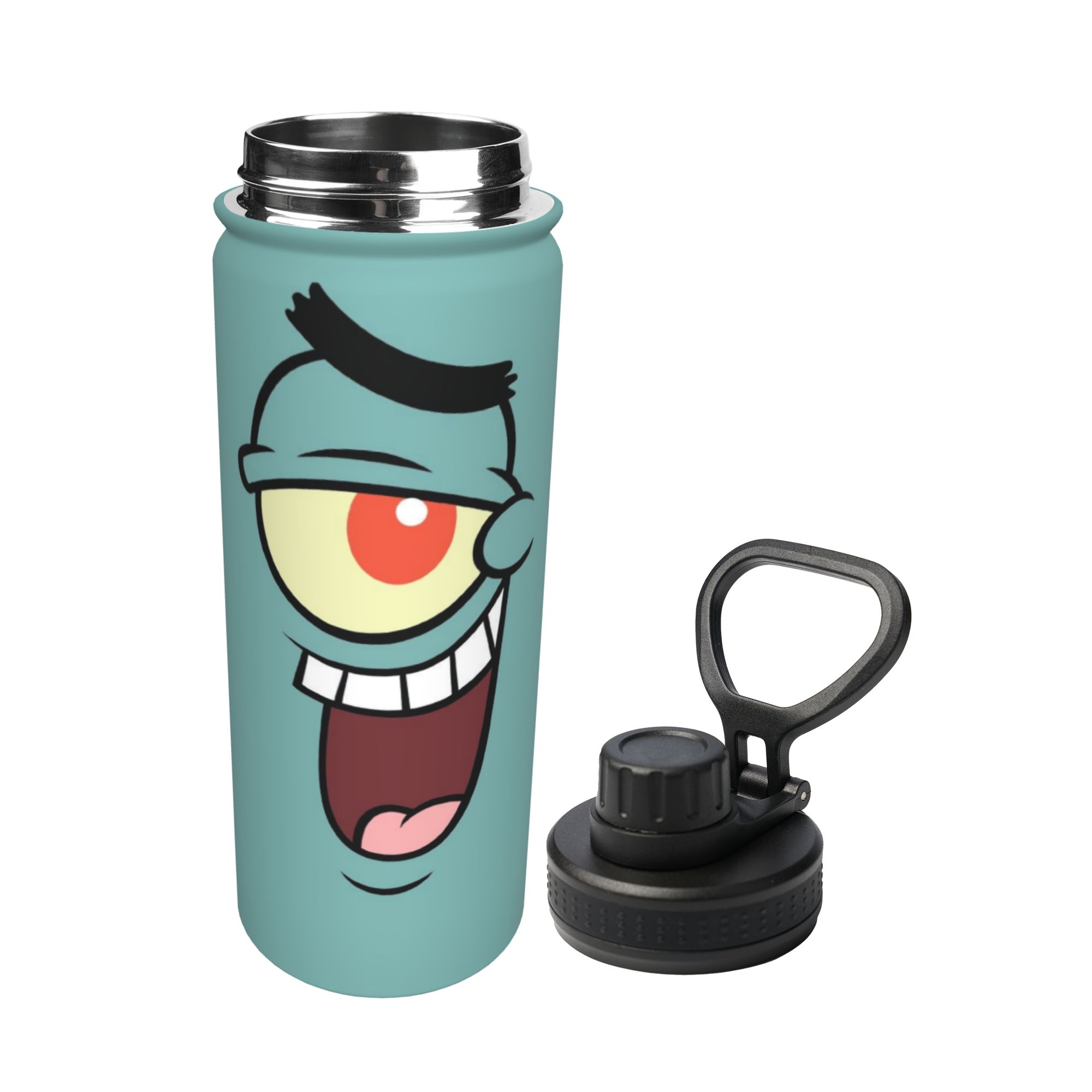 스폰지밥 만화 18온스 스포츠 보온병 보온컵 스테인리스 - Sports Water Bottle Insulated 리뷰 및 가격