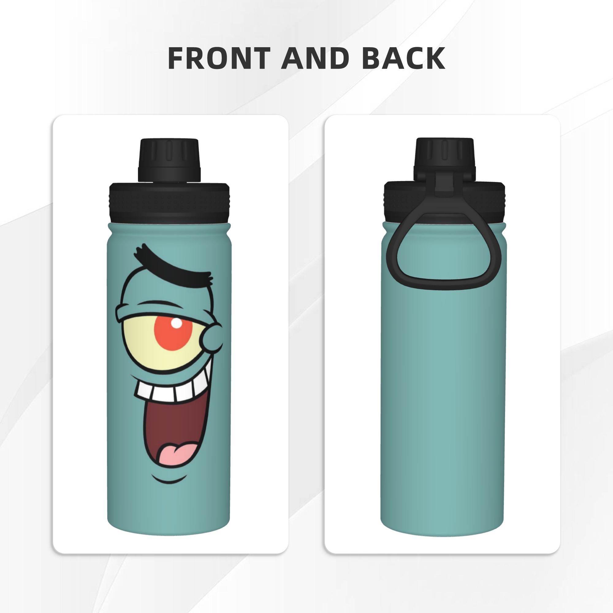 스폰지밥 만화 18온스 스포츠 보온병 보온컵 스테인리스 - Sports Water Bottle Insulated 리뷰 및 가격