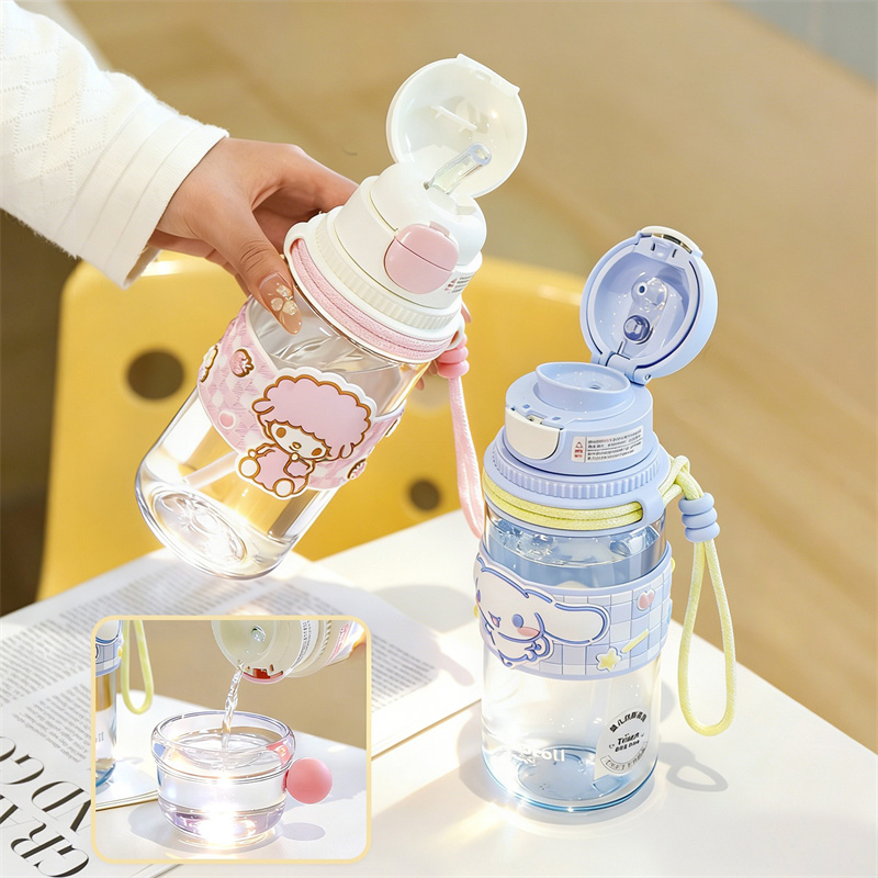 X&W 산리오 귀여운 어린이용 물병 570ML 쿠로미  - Xin Sports Equipment 리뷰 및 가격