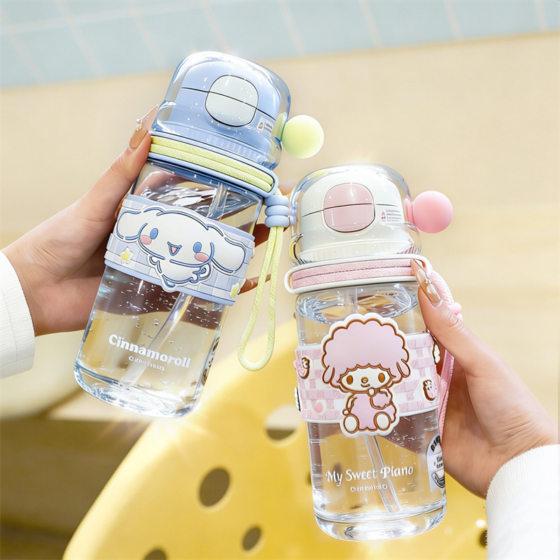 X&W 산리오 귀여운 어린이용 물병 570ML 쿠로미  - Xin Sports Equipment 리뷰 및 가격