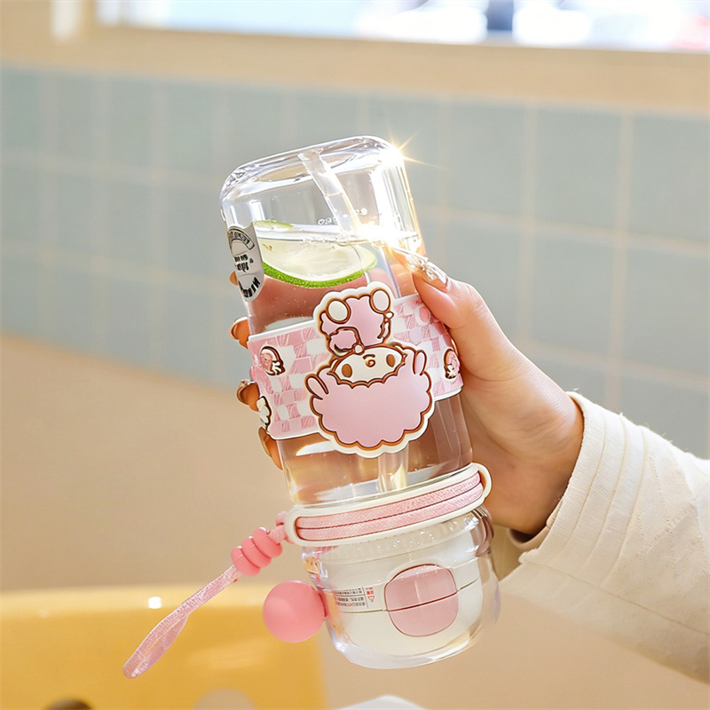 X&W 산리오 귀여운 어린이용 물병 570ML 쿠로미  - Xin Sports Equipment 리뷰 및 가격