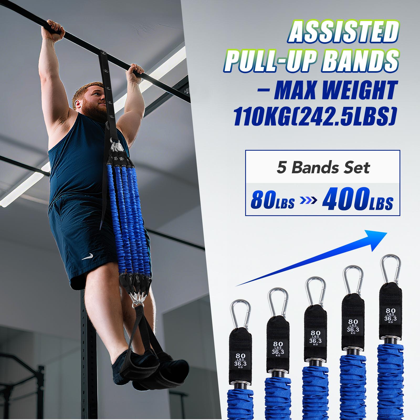 헤비 듀티 풀업 어시스트 밴드 세트 4x80lbs 조절 - Sports Equipment Warehouse 리뷰 및 가격