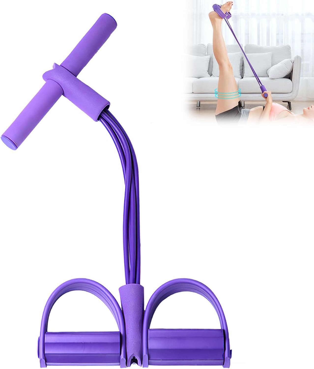 4튜브 페달 저항 밴드 다기능 텐션 로프 탄성 요가 풀 - Sports Equipment Warehouse 리뷰 및 가격