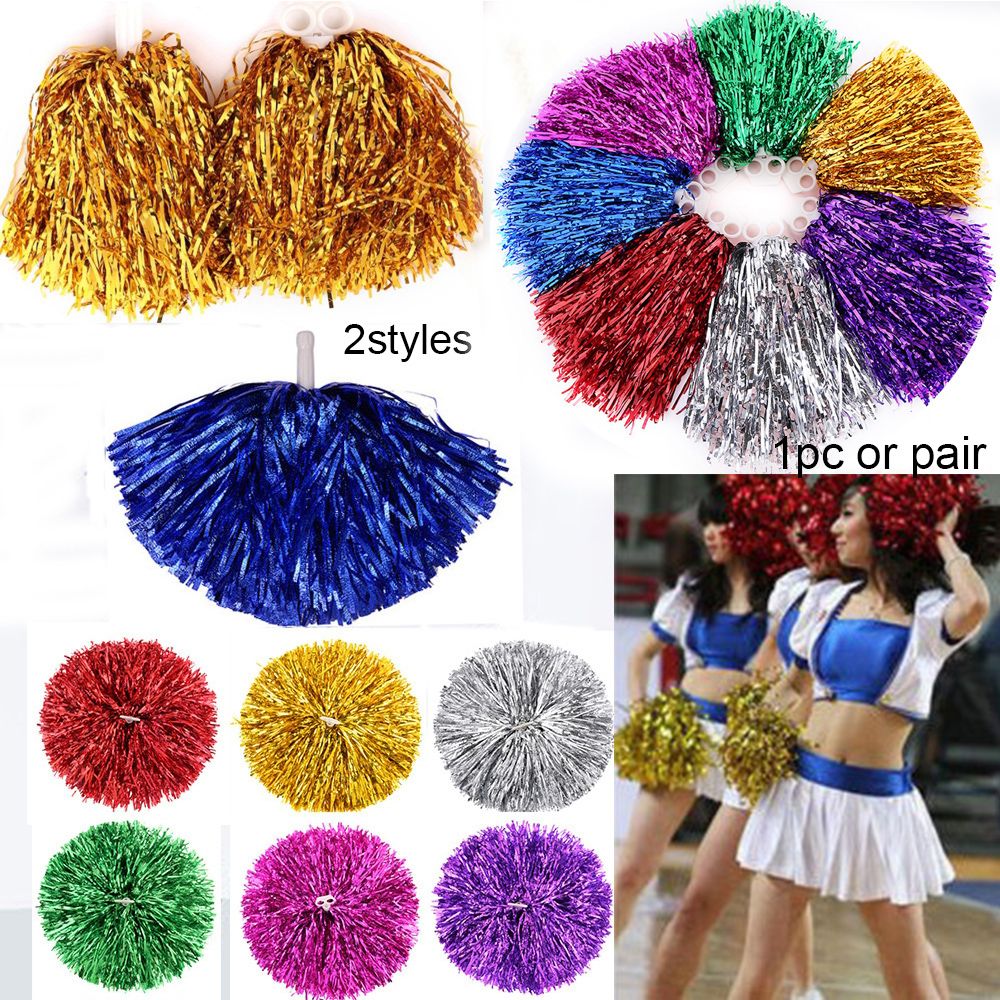의상 더블 홀 핸들 치어 리더 응원 공 클럽 스포츠 용 - Cheerleading Pom Pom 리뷰 및 가격