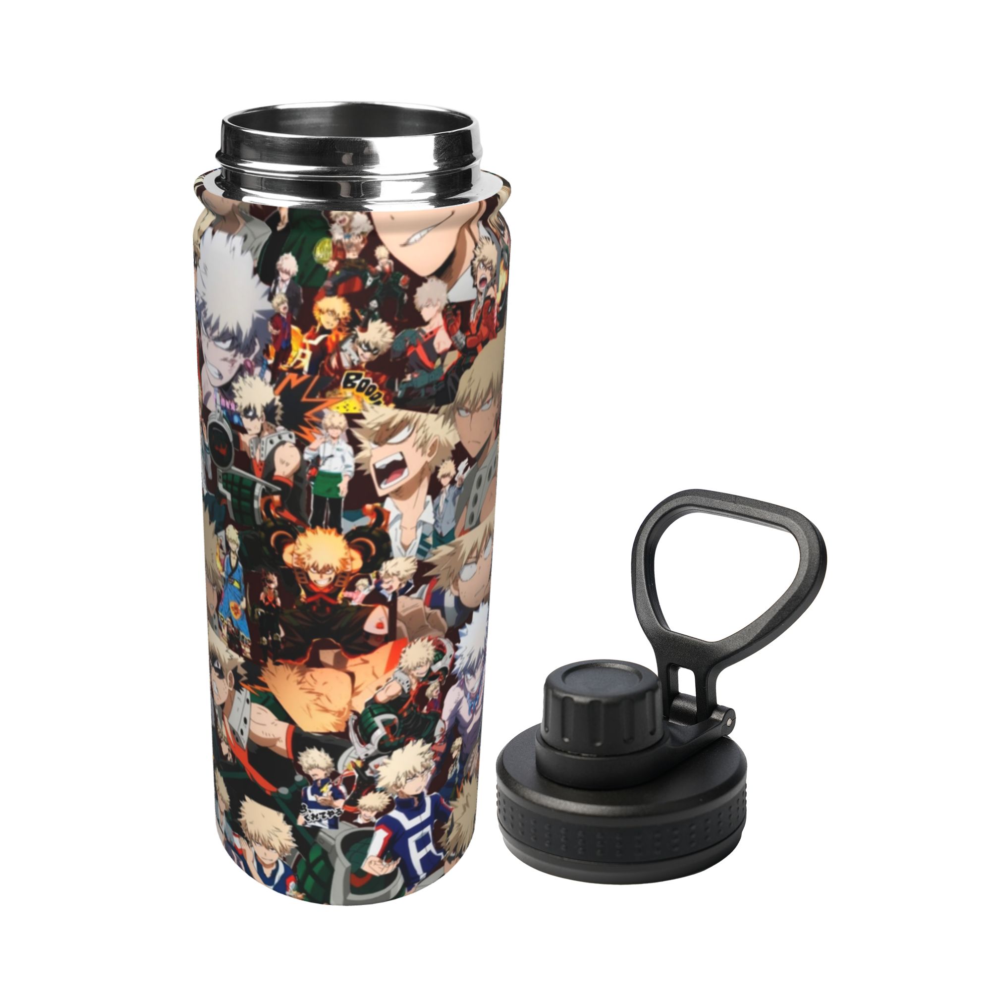 바쿠고 카츠키 나의 히어로 아카데미아 애니메이션 18온 - Sports Water Bottle Insulated 리뷰 및 가격