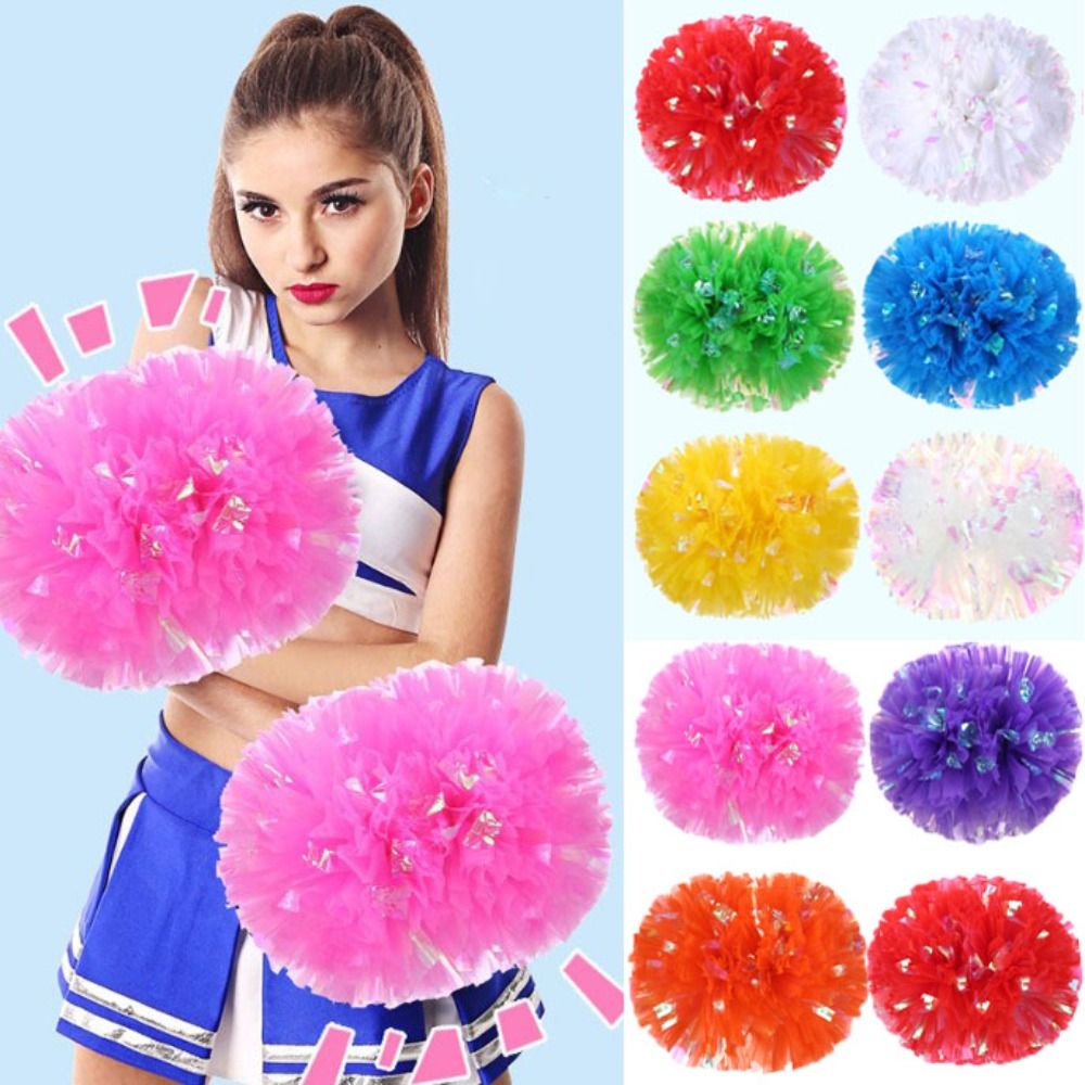 고품질 25cm 게임용 폼폼 9가지 색상 치어리딩 응원 - Cheerleading Pom Pom 리뷰 및 가격