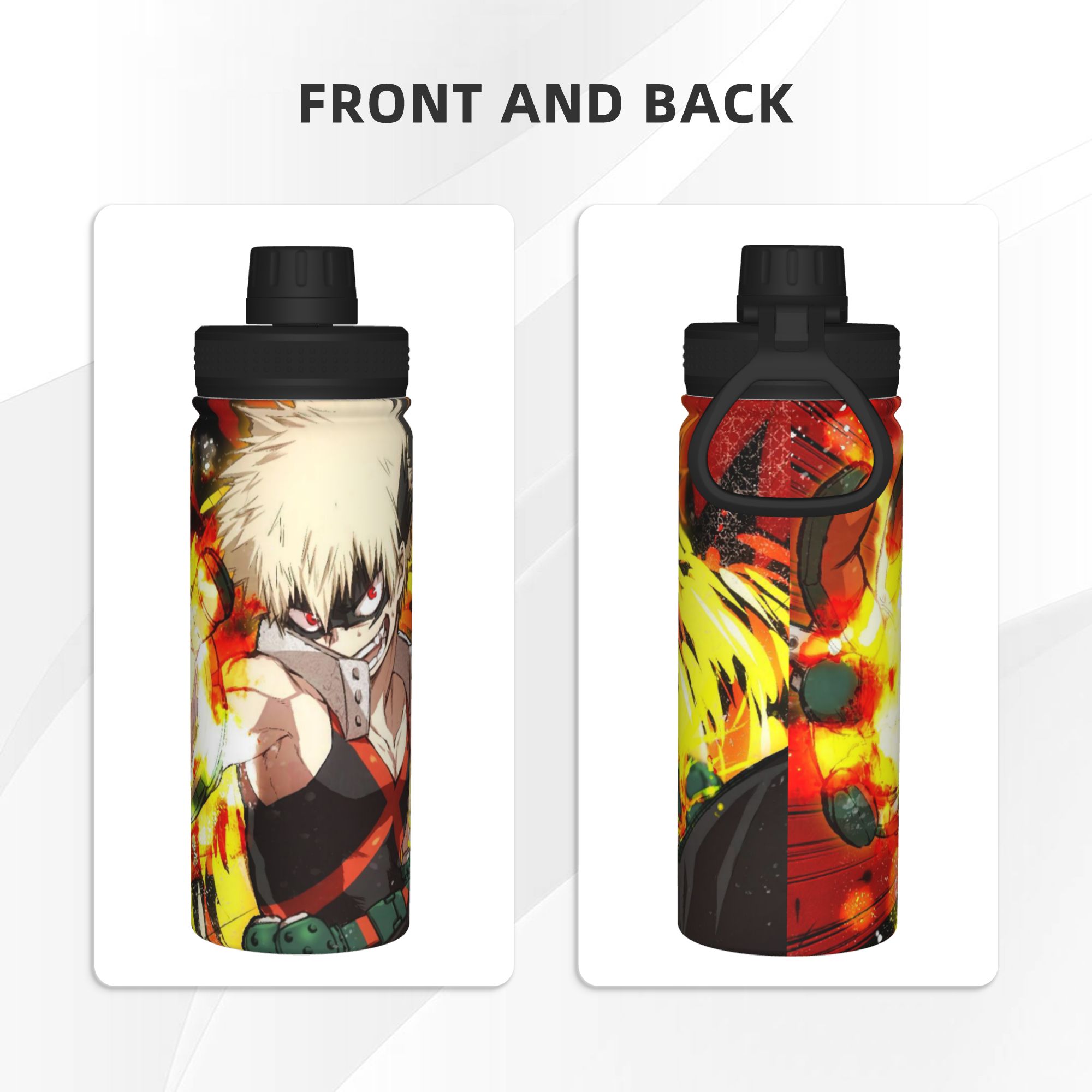 나의 히어로 아카데미아 애니메이션 18온스 스포츠 보온 - Sports Water Bottle Insulated 리뷰 및 가격