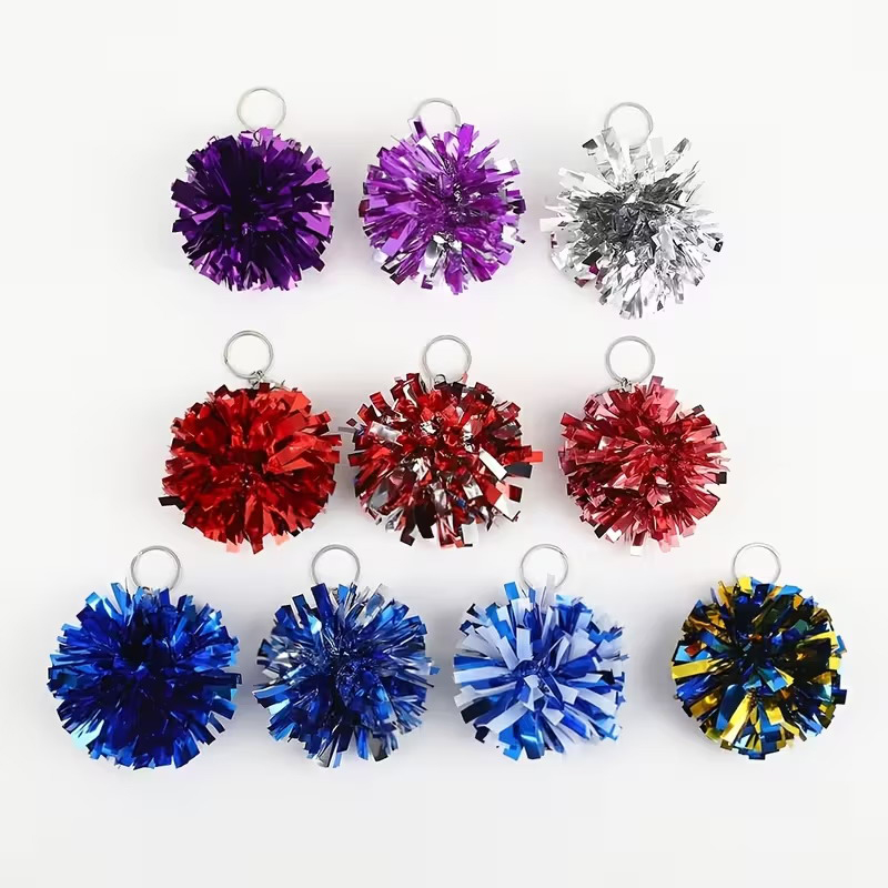 화려한 치어 폼폼 키체인 치어리더 치어리딩 키링 참 장 - Cheerleading Pom Pom 리뷰 및 가격