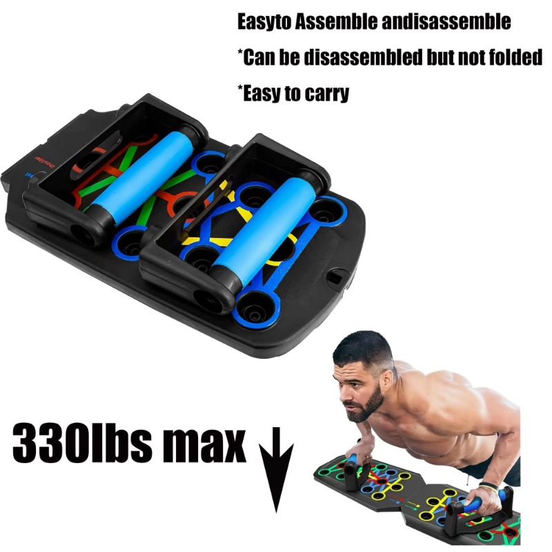 저항 밴드가 있는 접이식 푸시업 보드, 다기능 푸시업  - Sports Equipment Warehouse 리뷰 및 가격
